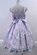 画像2: Angelic Pretty / Jewelry Ribbon Princessジャンパースカート  サックス I-24-03-08-006-AP-OP-HD-ZI (2)