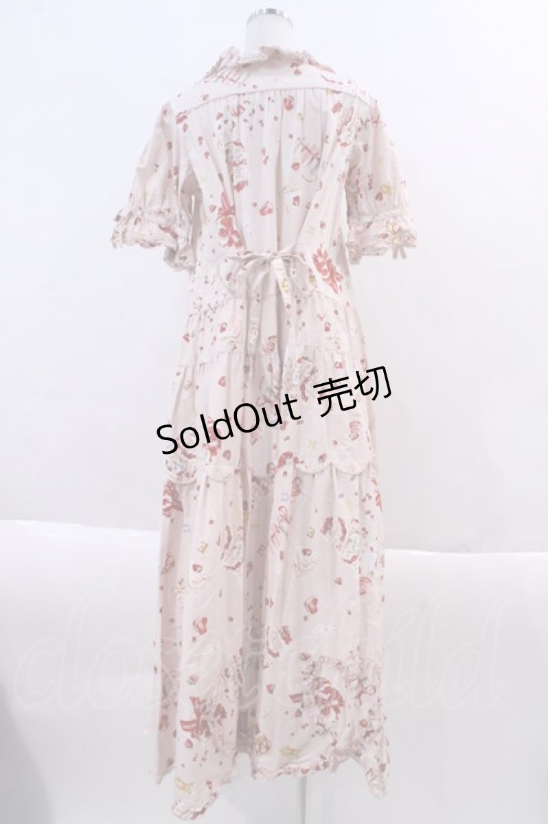 画像2: PINK HOUSE / アニバーサリーケーキプリントワンピース  ピンク I-24-03-08-030-LO-OP-HD-ZI (2)