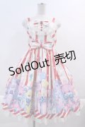 Angelic Pretty / Toy Doll Boxジャンパースカート  アイボリーＸ赤 I-24-03-08-004-AP-OP-HD-ZI