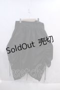 BPN /裾しぼりスカート  黒 I-24-03-09-085-GO-SK-HD-ZI