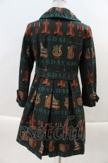 画像2: Jane Marple / COAT バイオリンコート  ダークグリーン I-24-03-16-025-JM-CO-HD-ZTC053 (2)