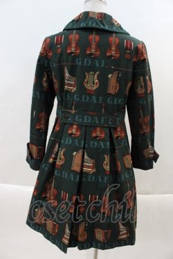 画像2: Jane Marple / COAT バイオリンコート  ダークグリーン I-24-03-16-025-JM-CO-HD-ZT-C053