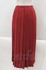 画像2: 【SALE】INGEBORG / ドットプリーツスカート  赤Ｘ白 I-24-03-20-088-LO-SK-HD-ZT199 (2)