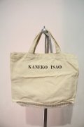 KANEKO ISAO / キャンバスミニトート  オフホワイト I-24-03-20-103-EL-BG-HD-ZI