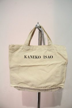 画像1: KANEKO ISAO / キャンバスミニトート  オフホワイト I-24-03-20-103-EL-BG-HD-ZI