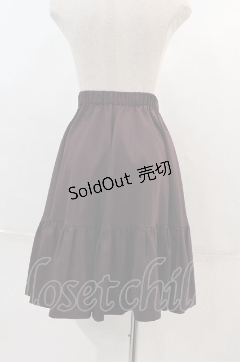 画像4: ATELIER BOZ / ディーンジャケットワンピース  黒Ｘボルドー I-24-03-29-015-EL-OP-HD-ZI (4)