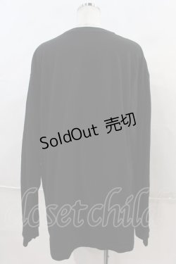 画像2: NieR Clothing / エンブレムロゴカットソー XL 黒X白 I-24-04-03-043-PU-TO-HD-ZI