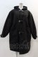 画像1: NieR Clothing / 中綿入りキルティング 防寒BLACK COAT  黒 I-24-04-05-039-PU-CO-HD-ZI (1)