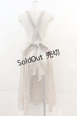 画像2: LEBECCA boutique / G 曖昧を挟むエプロン(モカ)  モカ I-24-04-09-028-EL-ZA-HD-ZT155