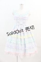 Angelic Pretty / しゃぼん玉ジャンパースカート(2023)  サックス I-24-04-11-025-AP-OP-HD-ZI