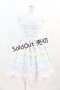Angelic Pretty / しゃぼん玉ジャンパースカート(2023)  サックス I-24-04-11-025-AP-OP-HD-ZI