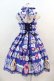 画像2: Angelic Pretty / Sunny Smile LaundryジャンパースカートSet  青 I-24-04-11-026-AP-OP-HD-ZI (2)