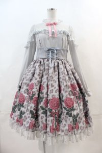 Angelic Pretty / Rebecca Leopardワンピース  グレー I-24-04-15-031-AP-OP-HD-OS