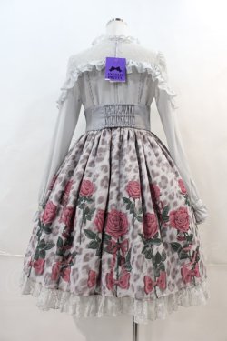 画像2: Angelic Pretty / Rebecca Leopardワンピース  グレー I-24-04-15-031-AP-OP-HD-OS