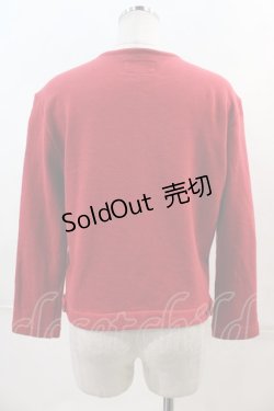 画像2: PINK HOUSE / サンタさんワッペンカーディガン  赤 I-24-04-17-023-LO-TO-HD-ZT039