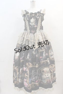 画像1: Royal Princess Alice / マリーニャントワネットドレス  黒 I-24-04-17-036-LO-OP-HD-ZI