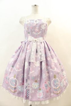 画像1: Angelic Pretty / Fancy Ornamentジャンパースカート  ラベンダー I-24-04-19-054-AP-OP-HD-ZI