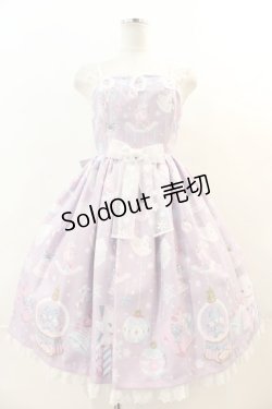 画像1: Angelic Pretty / Fancy Ornamentジャンパースカート  ラベンダー I-24-04-19-054-AP-OP-HD-ZI
