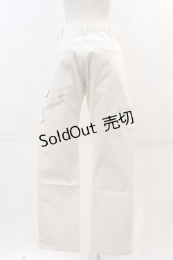 画像2: Karl Helmut / ロゴ刺繍パンツ 3(M) アイボリー I-24-04-19-110-EL-PA-HD-ZI
