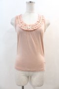 BPN / リボンレースタンク M ピンク I-24-04-22-033-GO-TO-HD-ZT314