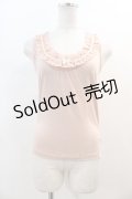 【SALE】BPN / リボンレースタンク M ピンク I-24-04-22-033-GO-TO-HD-ZT314