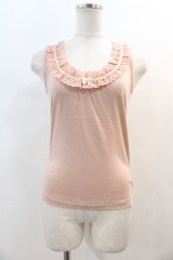 BPN / リボンレースタンク M ピンク I-24-04-22-033-GO-TO-HD-ZT314