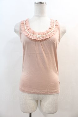 画像1: BPN / リボンレースタンク M ピンク I-24-04-22-033-GO-TO-HD-ZT314