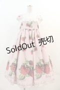 Melody BasKet / Natural Strawberryレースジャンパースカート  ピンク I-24-04-22-048-LO-OP-HD-ZI