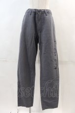 画像1: 【SALE】Karl Helmut / ロゴ入りタイプライターパンツ  アイボリー I-24-04-24-077-EL-PA-HD-ZT026 (1)