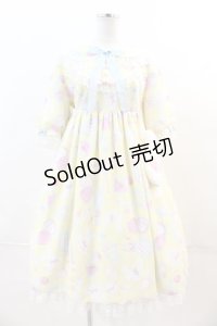 Angelic Pretty / Fluffy Puff Bunnyワンピース  イエロー I-24-04-24-091-AP-OP-HD-ZS