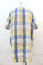 画像2: 【SALE】PINK HOUSE / マドラスチェックチュニック  イエローチェック I-24-04-24-014-LO-TO-HD-ZT396 (2)
