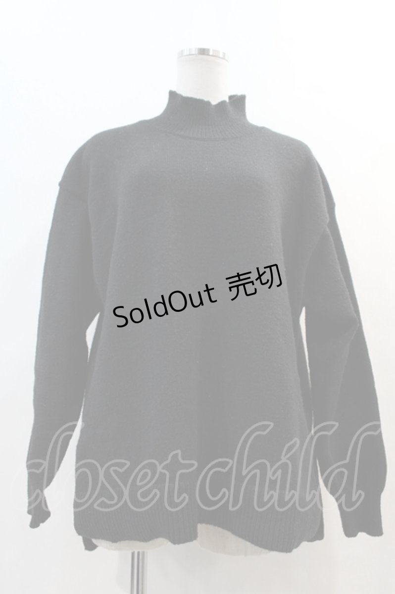 画像1: 【SALE】PINK HOUSE / タートルネックニット  ブラック I-24-04-24-018-LO-TO-HD-ZT353 (1)