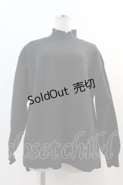 画像1: 【SALE】PINK HOUSE / タートルネックニット  ブラック I-24-04-24-018-LO-TO-HD-ZT353