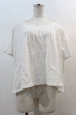 画像1: 【SALE】PINK HOUSE / 胸元ピンタックチュニック  オフホワイト I-24-04-24-027-LO-TO-HD-ZT031 (1)