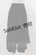 Favorite / 裾ランダムベロアスカート  ブラック I-24-04-29-049-LO-SK-HD-ZI