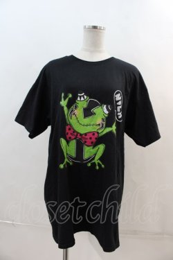 画像1: NieR Clothing / ブル君Tシャツ XL 黒Ｘ緑 I-24-04-29-023-PU-TO-HD-ZT329