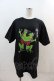 画像1: NieR Clothing / ブル君Tシャツ XL 黒Ｘ緑 I-24-04-29-023-PU-TO-HD-ZI (1)