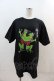画像1: NieR Clothing / ブル君Tシャツ XL 黒Ｘ緑 I-24-04-29-023-PU-TO-HD-ZT329 (1)