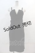 couture BY ROJITA / キャミワンピース  黒 I-24-05-01-045-LO-OP-HD-ZI