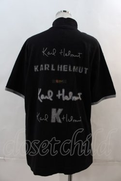 画像2: Karl Helmut / ハイネックジップアップポロシャツ  ブラック I-24-05-03-074-EL-TO-HD-ZI