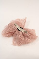 画像2: 【SALE】metamorphose / G 総レースリボンバレッタ  ピンク I-24-05-03-093-ME-AC-HD-ZT437-F005 (2)