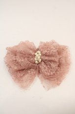 画像3: 【SALE】metamorphose / G 総レースリボンバレッタ  ピンク I-24-05-03-093-ME-AC-HD-ZT437-F005 (3)