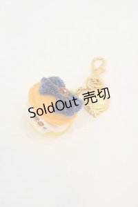 Q-pot. / セーラーリボンマカロンバッグチャーム ヴィーナス  オレンジ I-24-05-03-095-QP-AC-HD-ZI