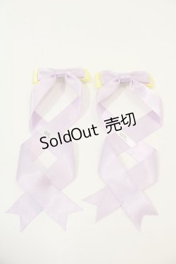 画像1: LOTUS ribbon / ツインリボンバレッタ   I-24-05-04-120-EL-AC-HD-ZY