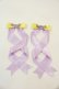 画像2: LOTUS ribbon / ツインリボンバレッタ   I-24-05-04-120-EL-AC-HD-ZY (2)