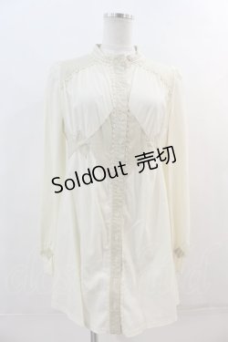 画像1: Rozen Kavalier / ラウンド刺繍スナップボタンシャツ  アイボリー I-24-05-04-018-OO-BL-HD-ZS