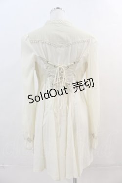 画像2: Rozen Kavalier / ラウンド刺繍スナップボタンシャツ  アイボリー I-24-05-04-018-OO-BL-HD-ZS