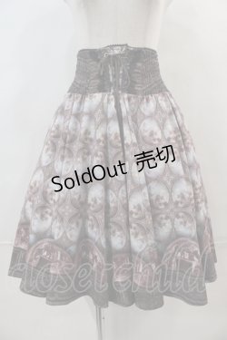 画像1: 【SALE】OZZ ANGELO //絵画プリントスカート  ブラウン I-24-05-09-062-OO-SK-HD-ZT112