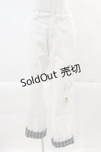 Karl Helmut / ロゴ刺繍チノストレッチパンツ 3(M) 白 I-24-05-22-109-EL-PA-HD-ZY