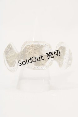 画像1: Q-pot. / ACC Sugar Snow Candy Ring 約12号 シルバーＸゴールド I-24-05-27-045-QP-AC-HD-ZI